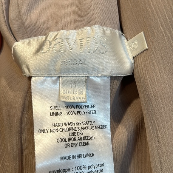 David’s bridal bridesmaid dress in “biscotti” - Picture 6 of 6